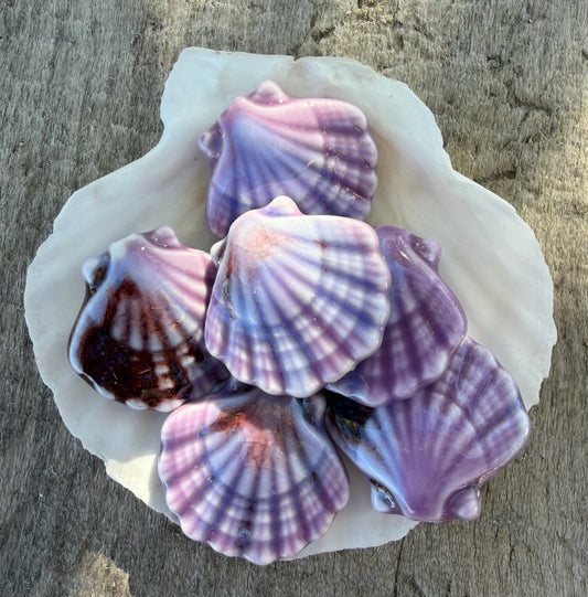 Scallop Marker Holder- Lilac