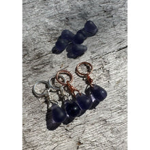 Load image into Gallery viewer, Small Handcrafted Glass Drops - Purple
