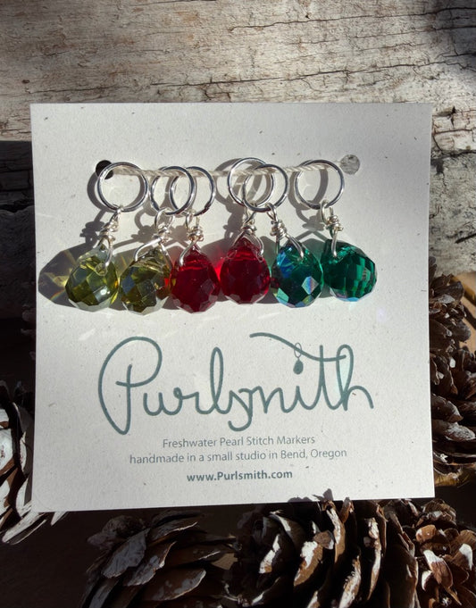 Faceted Glass - Classic Christmas