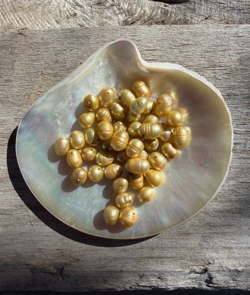 Freshwater Pearls - Antique Ivory