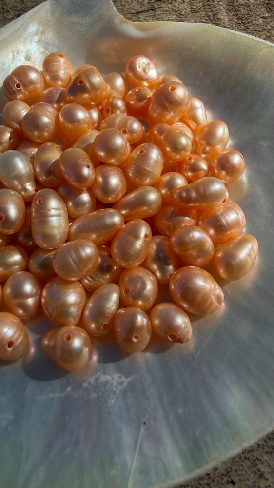 Freshwater Pearls - Apricot