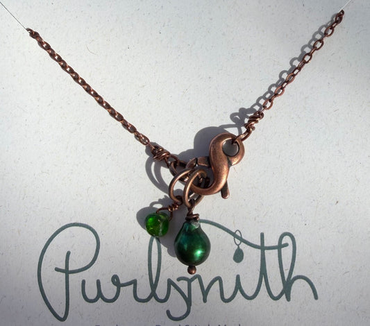 Emerald Charm Necklace