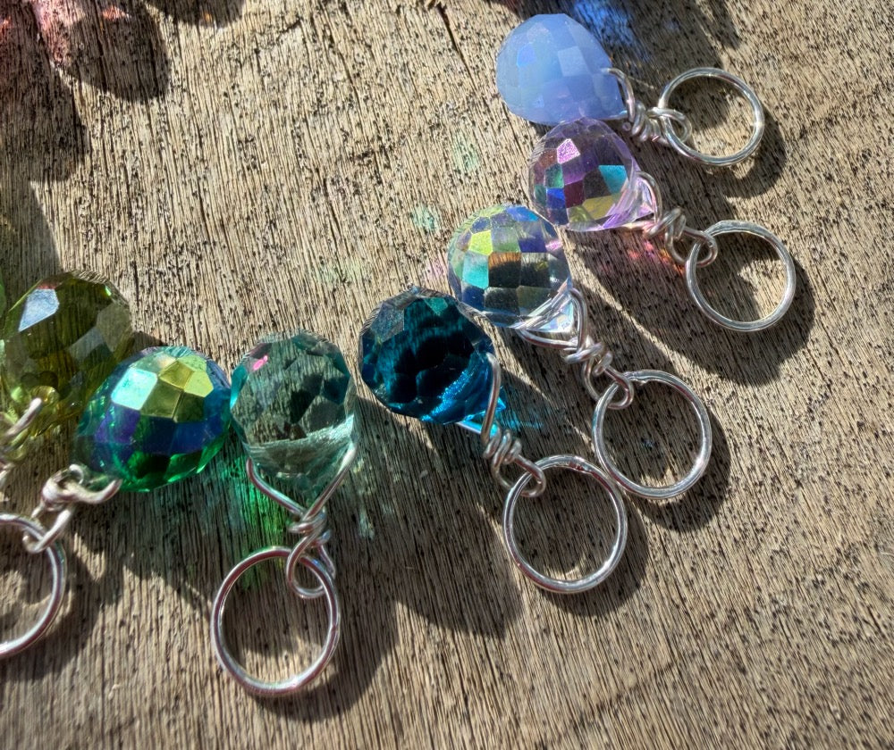 Faceted Glass Crystal Rainbow