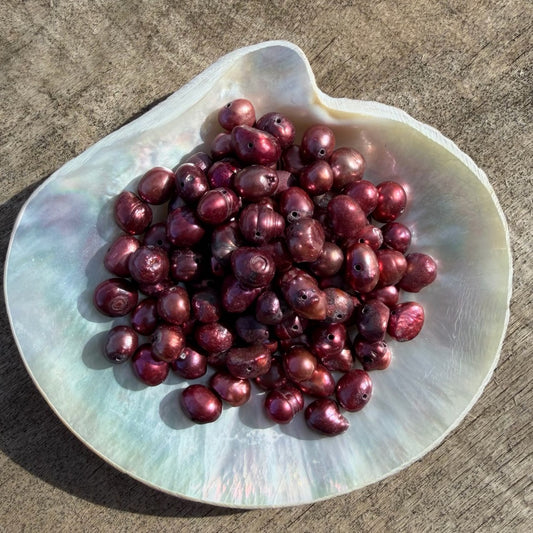 Freshwater Pearls - Pomegranate