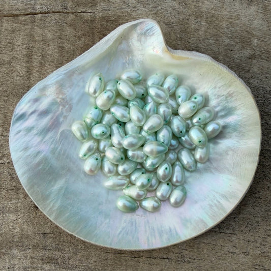 Freshwater Pearls - Icy Mint