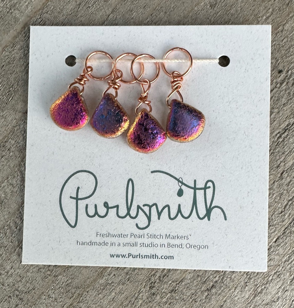 Iridescent Copper Glass Markers