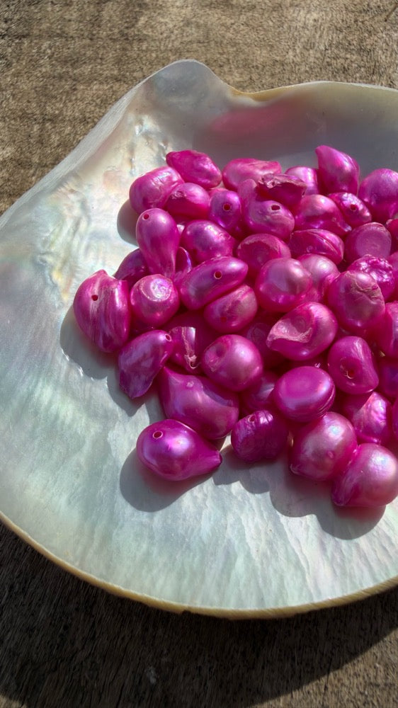 Freshwater Pearls - 80’s Pink
