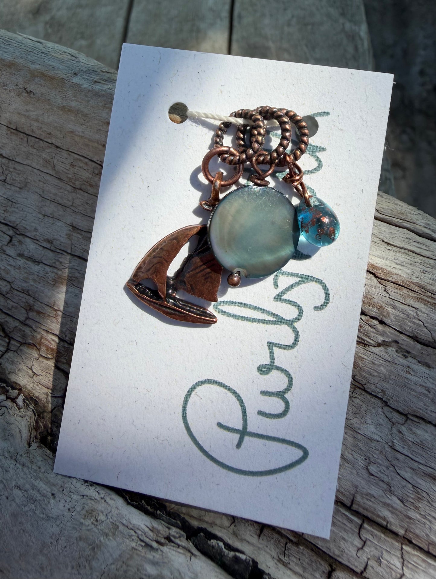 Antique Copper Sailboat Mix