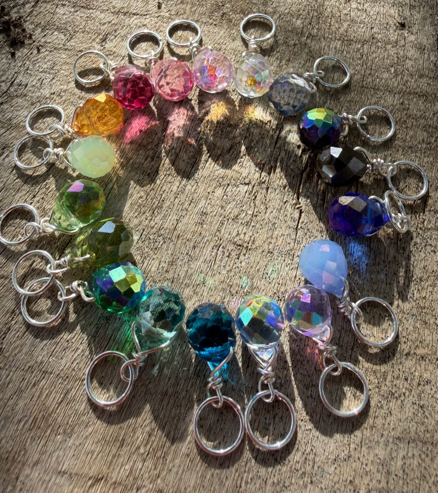 Faceted Glass Crystal Rainbow