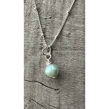 Load image into Gallery viewer, Tiny Sterling Heart Pendant Necklace
