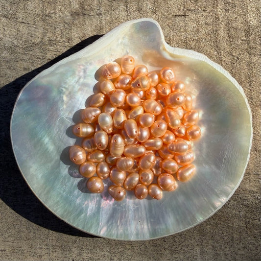 Freshwater Pearls - Apricot