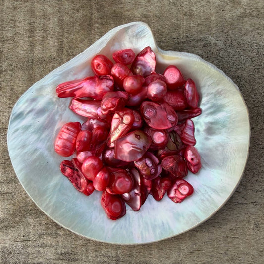 Freshwater Pearls - Poppy Baroque