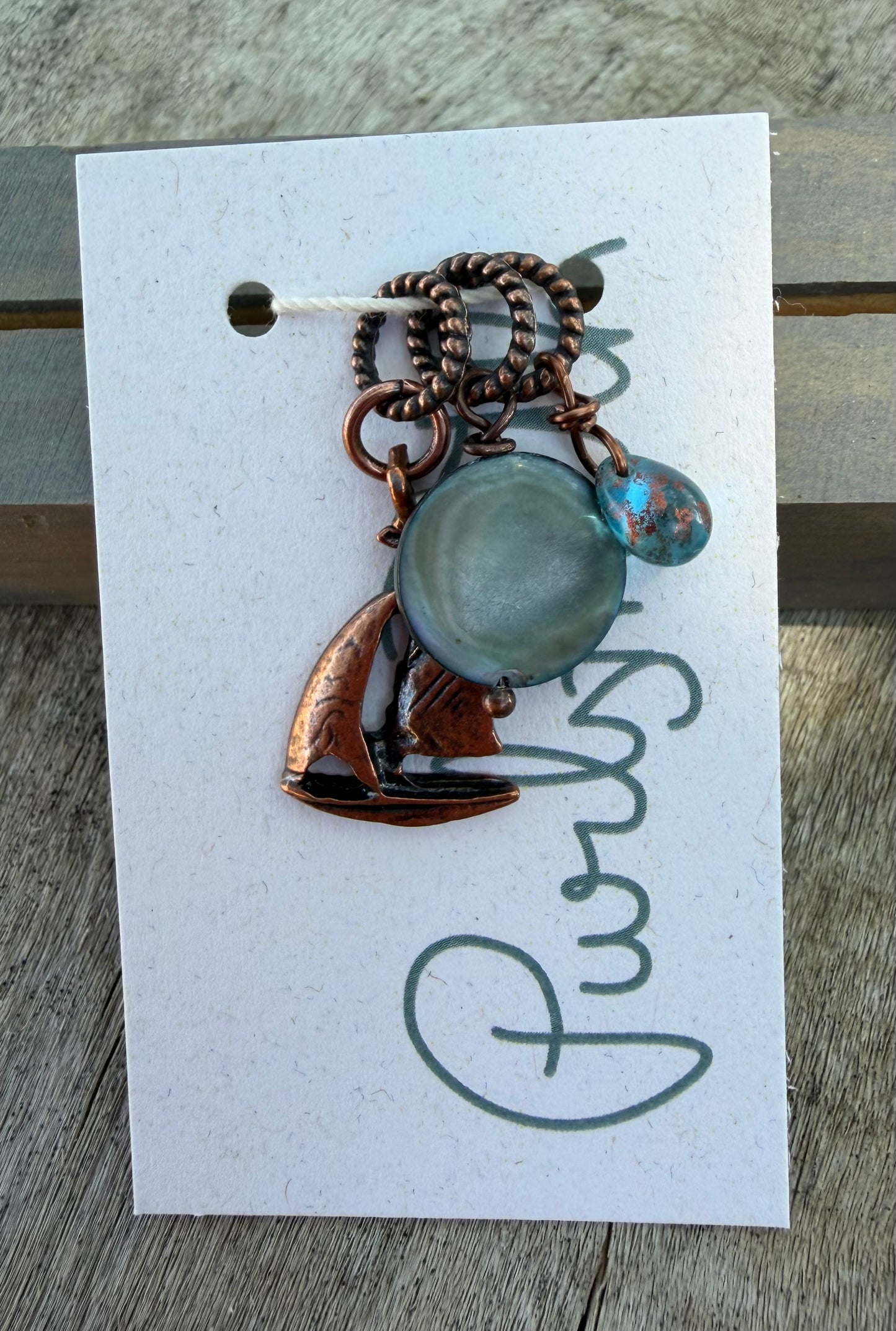 Antique Copper Sailboat Mix