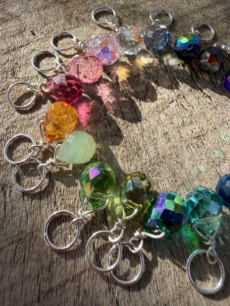 Faceted Glass Crystal Rainbow