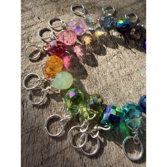 Faceted Glass Crystal Rainbow