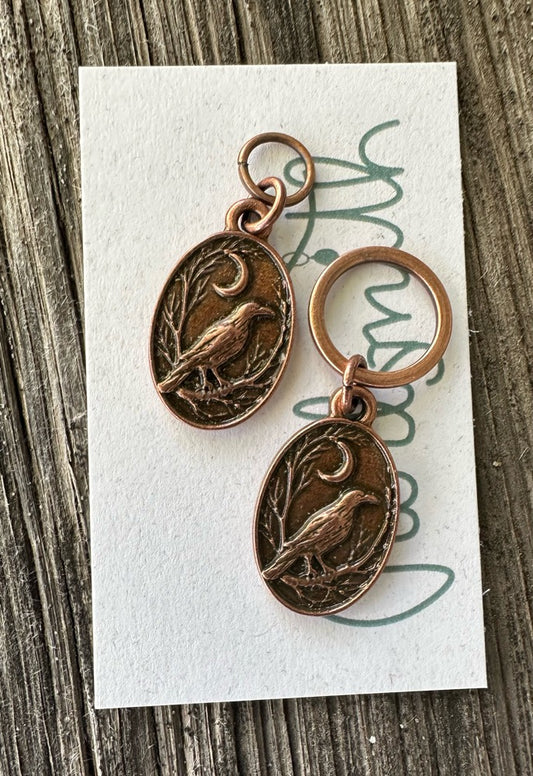 Antique Copper Raven
