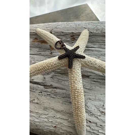 Antique Copper Starfish Charm