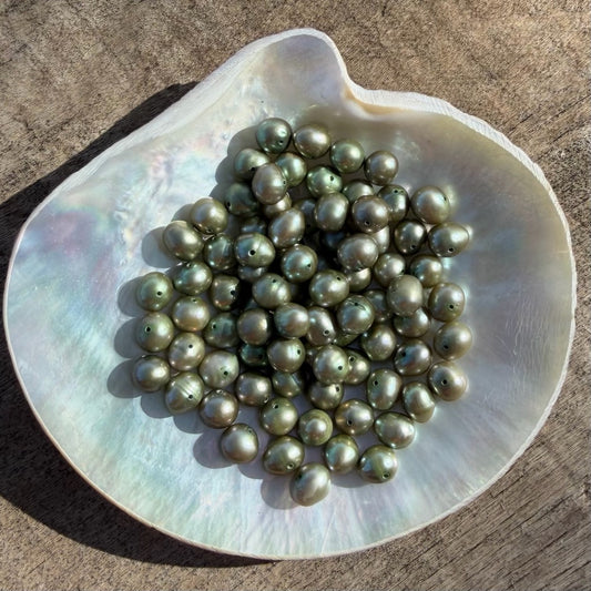 Freshwater Pearls - Sage Mini