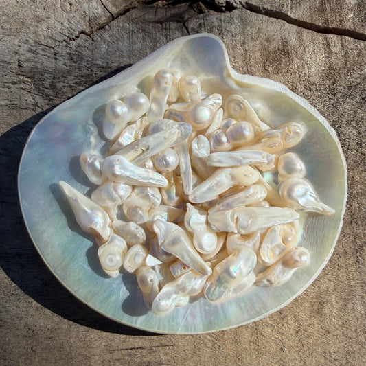 Freshwater Pearls - Iridescent Baroque