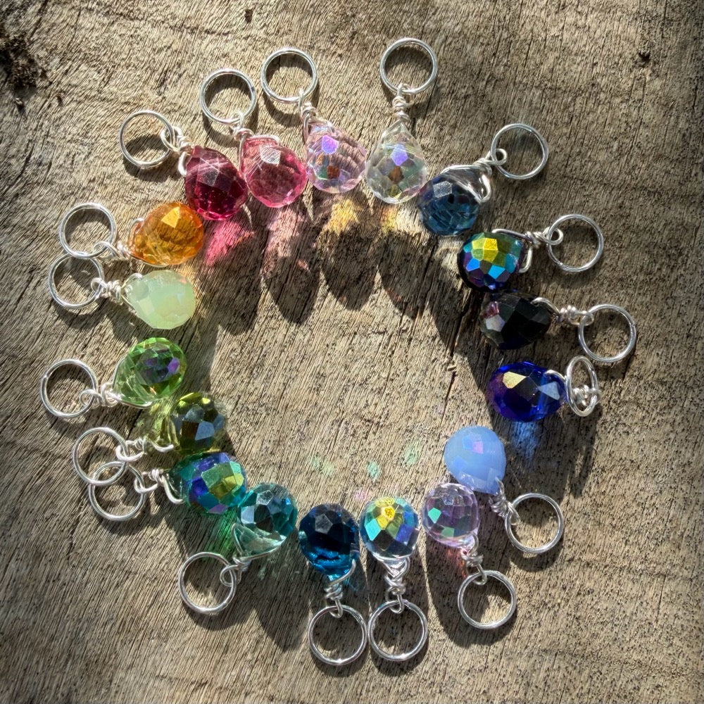 Faceted Glass Crystal Rainbow