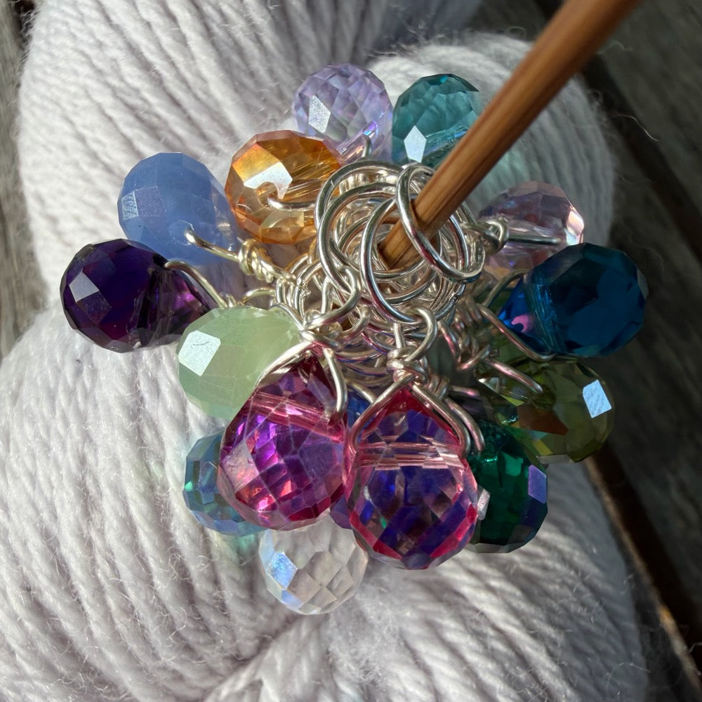 Faceted Glass Crystal Rainbow