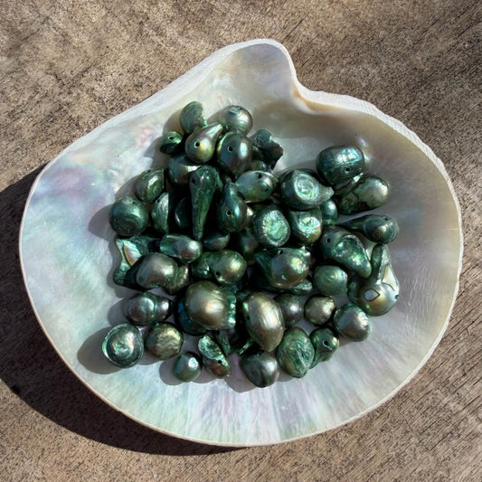 Freshwater Pearls - Evergreen Baroque