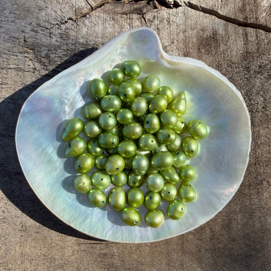 Freshwater Pearls - Granny Smith