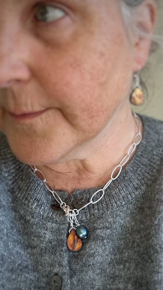 • Infinity Clasp Necklace