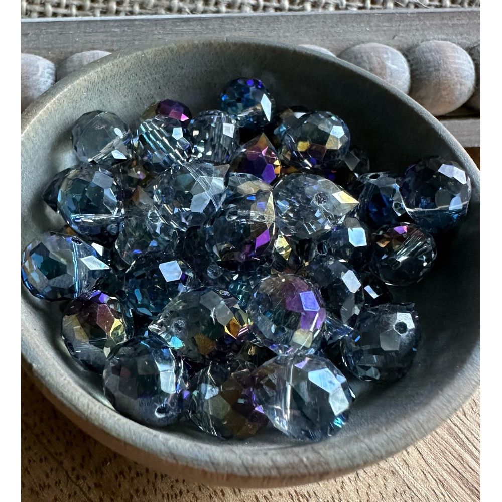 Faceted Glass Crystals - Elemental