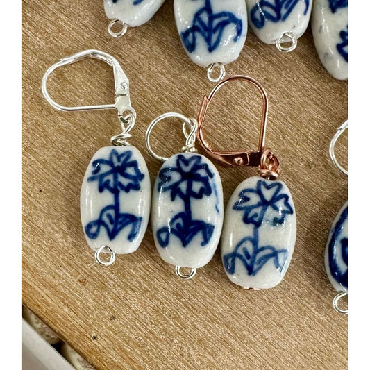 Blue & White Porcelain - Daisy