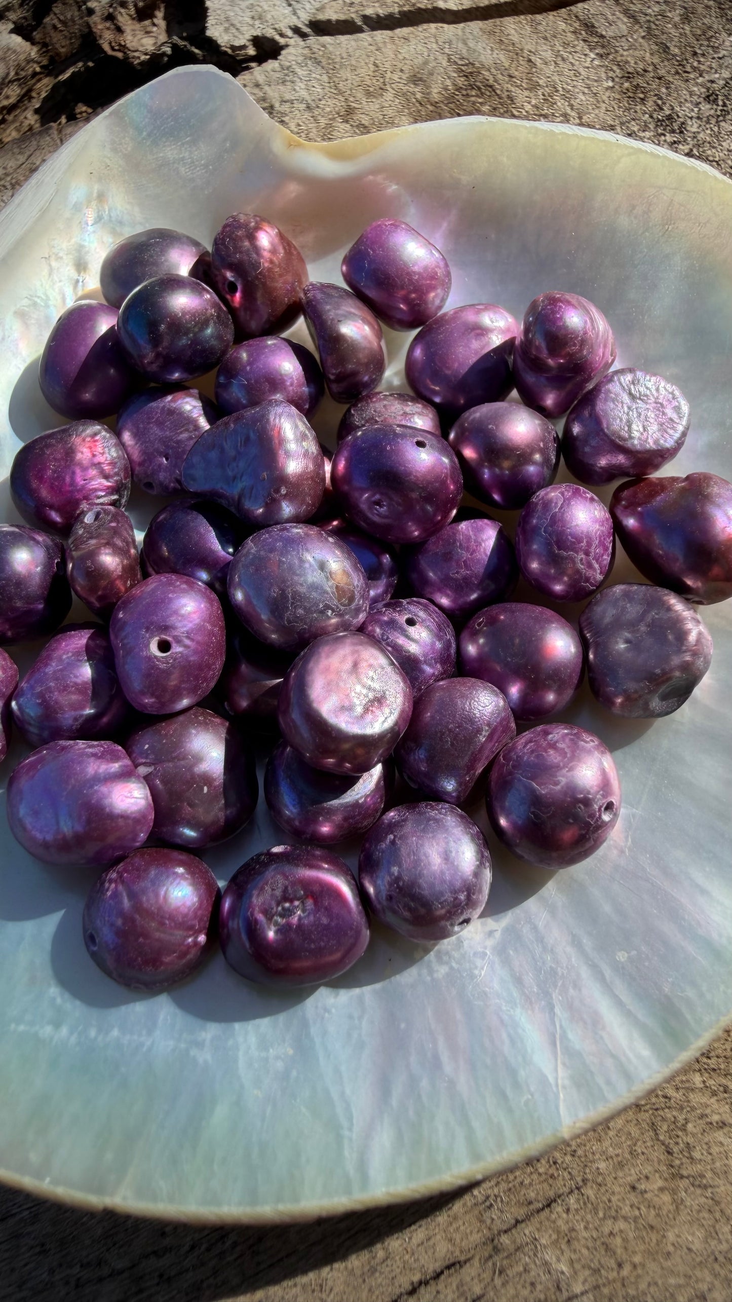 Freshwater Pearls - Elderberry