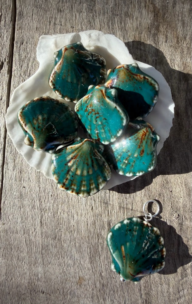 Scallop Marker Holder- Evergreen
