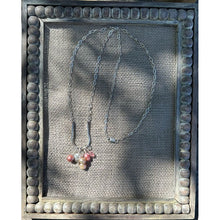 Load image into Gallery viewer, Blush Silver Plated 25” Pendant
