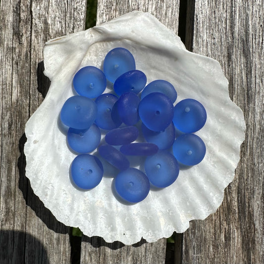 Sea Glass Pebbles- Cobalt