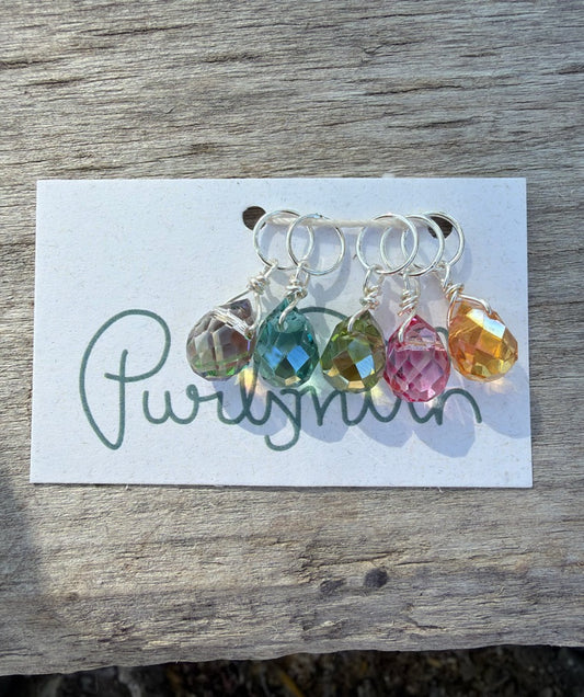Faceted Glass - Fall Pastels