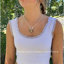 Load image into Gallery viewer, Silver Plated Locking Clasp Necklace
