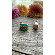 Load image into Gallery viewer, Magic School Bus Enamel Charm/Stitch Marker
