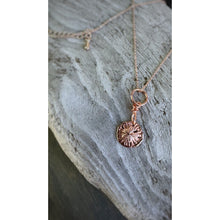 Load image into Gallery viewer, Rose Gold Sand Dollar Necklace
