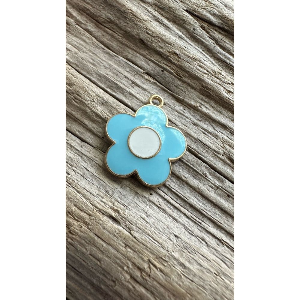 Flower Enamel Charm