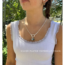 Load image into Gallery viewer, Silver Plated Locking Clasp Necklace
