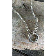 Load image into Gallery viewer, Sterling Silver Locking Clasp Necklace
