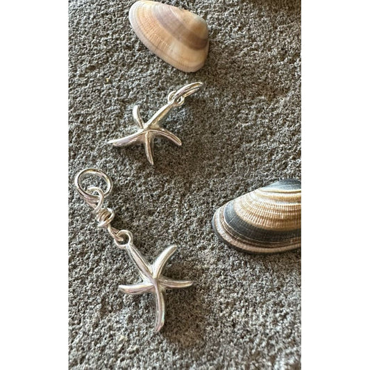 Sterling Starfish Stitch Marker/Charm