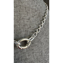 Load image into Gallery viewer, Silver Plated Locking Clasp Necklace
