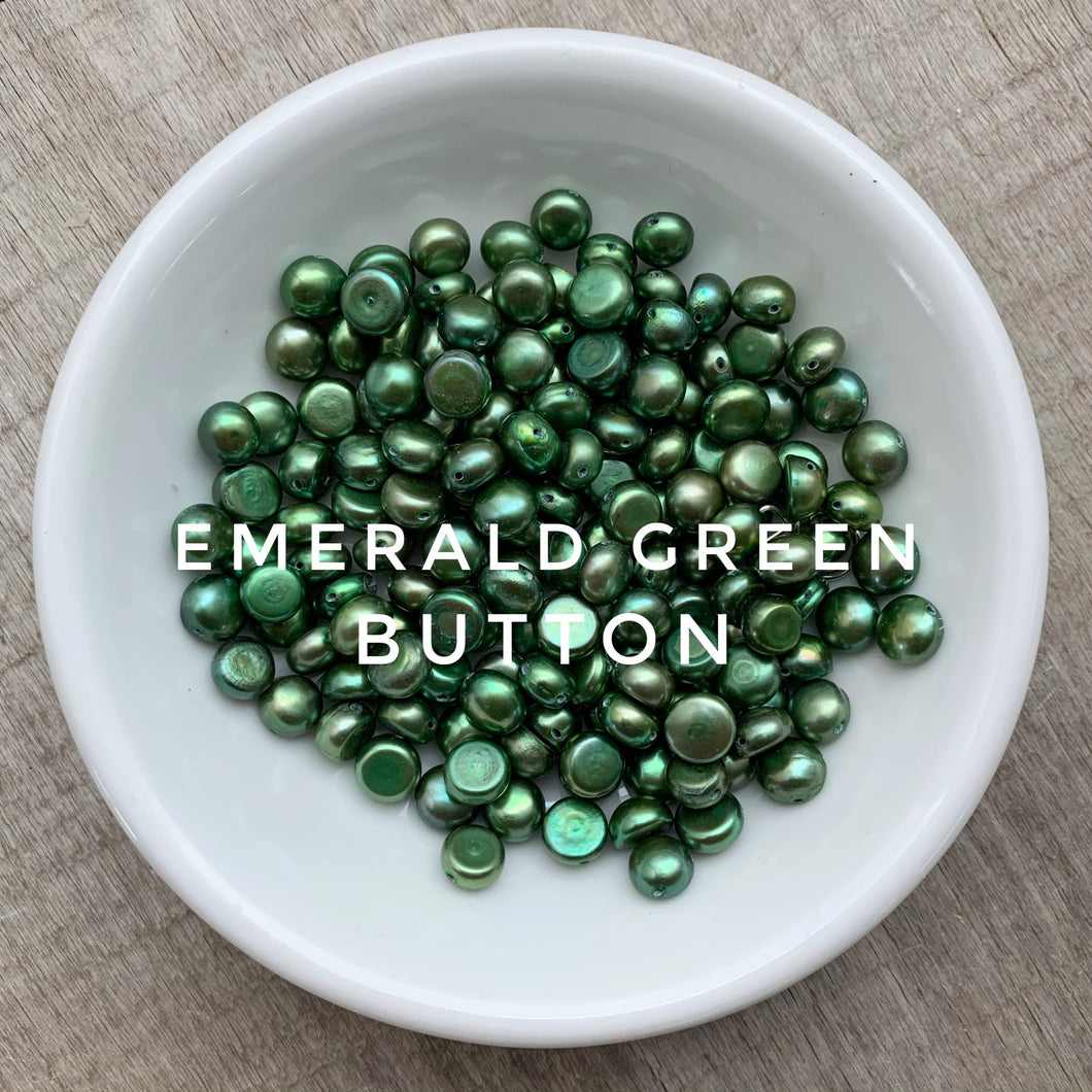 Emerald Green Button