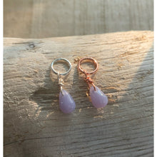 Load image into Gallery viewer, Small Handcrafted Glass Drops - Lavender
