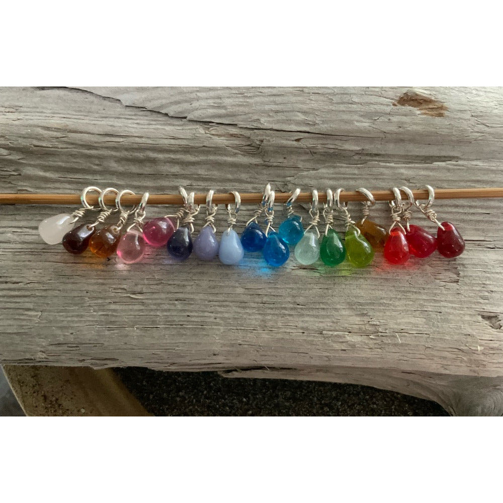 Full Glass Drops Rainbow - Set of 18