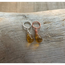 Load image into Gallery viewer, Small Handcrafted Glass Drops - Amber
